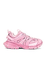 Balenciaga Track Sneakers in Faded Pink, view 1, click to view large image.