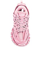 Balenciaga Track Sneakers in Faded Pink, view 4, click to view large image.
