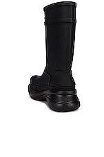 Balenciaga Crocs Boots in Black, view 3, click to view large image.