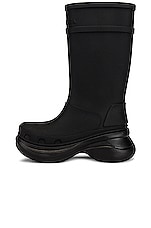 Balenciaga Crocs Boots in Black, view 5, click to view large image.
