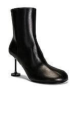 Balenciaga Lady Booties in Black, view 2, click to view large image.