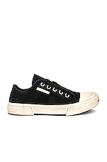 Balenciaga Paris Low Top Sneakers in Black & White, view 1, click to view large image.
