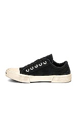Balenciaga Paris Low Top Sneakers in Black & White, view 5, click to view large image.