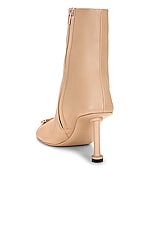 Balenciaga Groupie Bootie in Seashell & Gold, view 3, click to view large image.