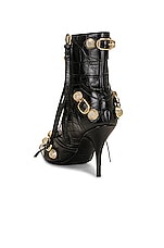 Balenciaga Cagole 90 Bootie in Black, view 3, click to view large image.