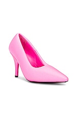 Balenciaga XL Pump in Neon Pink, view 2, click to view large image.