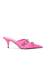 Balenciaga Cagole Mule in Fluo Pink, view 1, click to view large image.