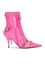 Balenciaga Cagole Bootie in Fluo Pink, view 1, click to view large image.