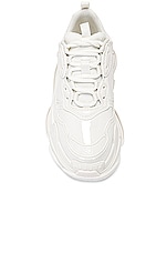 Balenciaga Triple S Monoblock Sneaker in White, view 4, click to view large image.