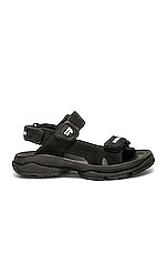 Balenciaga Tourist Sandal in Black, view 1, click to view large image.