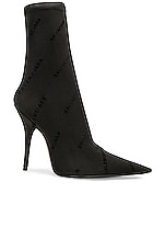 Balenciaga Naked Bootie in Black, view 1, click to view large image.