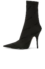 Balenciaga Naked Bootie in Black, view 5, click to view large image.