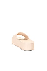 Balenciaga Chunky Slide in Sand Beige, view 3, click to view large image.