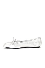 Balenciaga Fetish Ballerina In Silver in Silver, view 5, click to view large image.