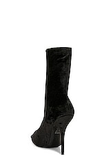 Balenciaga Knife Bootie in Black, view 3, click to view large image.