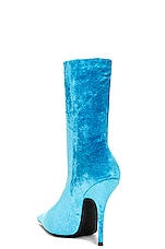 Balenciaga Knife Bootie in Azure, view 3, click to view large image.