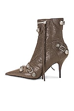 Balenciaga Cagole Bootie in Cold Brown & Silver, view 5, click to view large image.