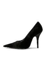 Balenciaga Knife Pump in Black, view 5, click to view large image.