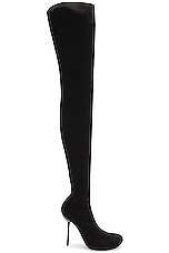 Balenciaga Anatomic 110 Over The Knee Boot in Black, view 1, click to view large image.