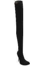 Balenciaga Anatomic 110 Over The Knee Boot in Black, view 2, click to view large image.