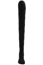 Balenciaga Anatomic 110 Over The Knee Boot in Black, view 4, click to view large image.