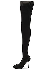 Balenciaga Anatomic 110 Over The Knee Boot in Black, view 5, click to view large image.