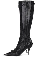 Balenciaga Cagole Boot in Black, view 5, click to view large image.