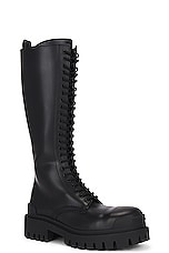 Balenciaga Strike Boot in Black, view 2, click to view large image.
