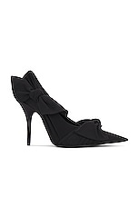 Balenciaga Knife Knot Pump in Black, view 1, click to view large image.