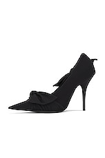 Balenciaga Knife Knot Pump in Black, view 5, click to view large image.