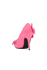 Balenciaga Knife Knot Pump in Bright Pink, view 3, click to view large image.