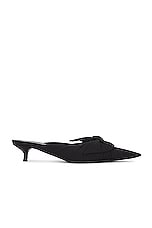 Balenciaga Knife Knot Mule in Black, view 1, click to view large image.