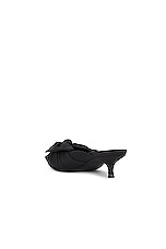 Balenciaga Knife Knot Mule in Black, view 3, click to view large image.