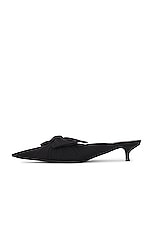Balenciaga Knife Knot Mule in Black, view 5, click to view large image.