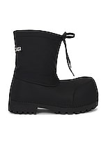 Balenciaga Lunar New Year Alaska Low Boot in Black, view 1, click to view large image.
