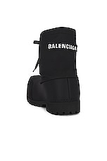 Balenciaga Lunar New Year Alaska Low Boot in Black, view 3, click to view large image.