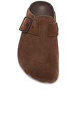 Balenciaga Sunday Mule in Cold Brown, view 4, click to view large image.