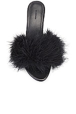 Balenciaga Boudoir Sandal in Black, view 4, click to view large image.