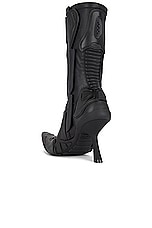 Balenciaga Biker Bootie in Black, view 3, click to view large image.