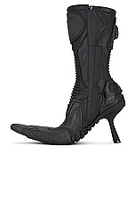 Balenciaga Biker Bootie in Black, view 5, click to view large image.