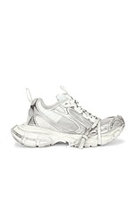 Balenciaga 3XL Sneaker in White & Silver | FWRD