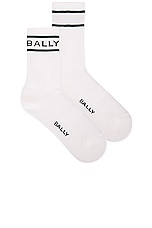 Bally Socks in Kelly Green 50, view 1, click to view large image.