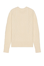 Bally Sweater in Bone 50, view 2, click to view large image.