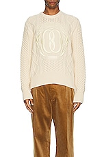 Bally Sweater in Bone 50, view 3, click to view large image.
