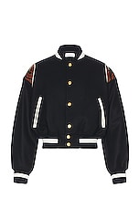 Bally Varsity Jacket in Navy 50, view 1, click to view large image.