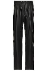 Bally Leather Trousers in Black, view 1, click to view large image.