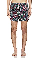 Bally Swim Short in Multimarine, view 3, click to view large image.