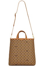 Bally Pennant Tote Bag in Multideserto & Oro, view 1, click to view large image.