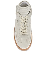 Bally Parrel Sneakers in Dustywhite & Ambra, view 4, click to view large image.