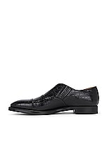Bally Savery Crocodile Loafer in Black, view 5, click to view large image.